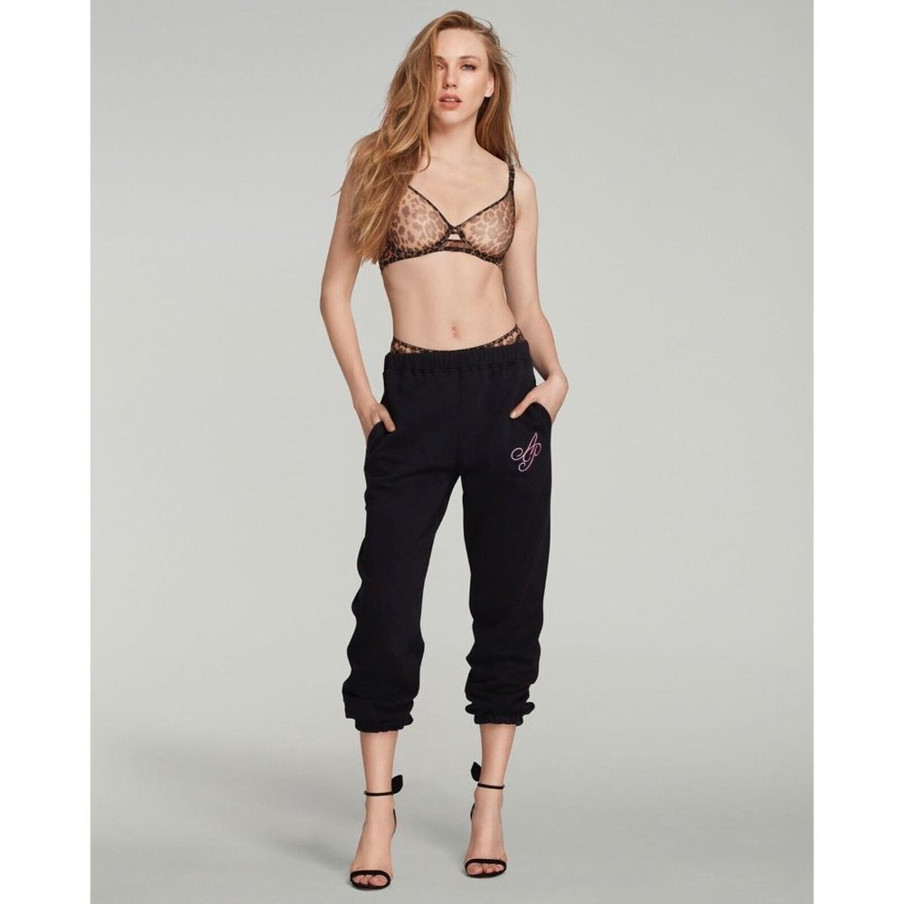 Agent Provocateur Rayley Black Jogger Pants NWT $185 - Picture 3 of 15